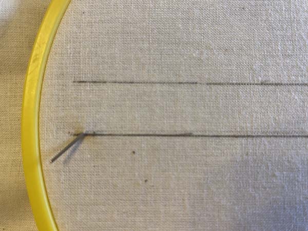 Herringbone Stitch Linen 2