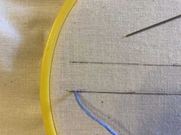 Herringbone Stitch Linen 3