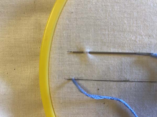 Herringbone Stitch Linen 4