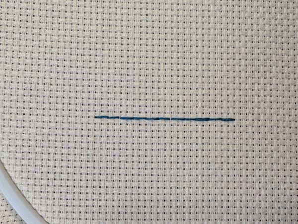 Holbein Stitch Finished Front