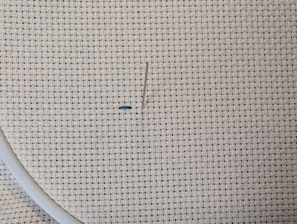 Double Running Stitch Start Second Stitch