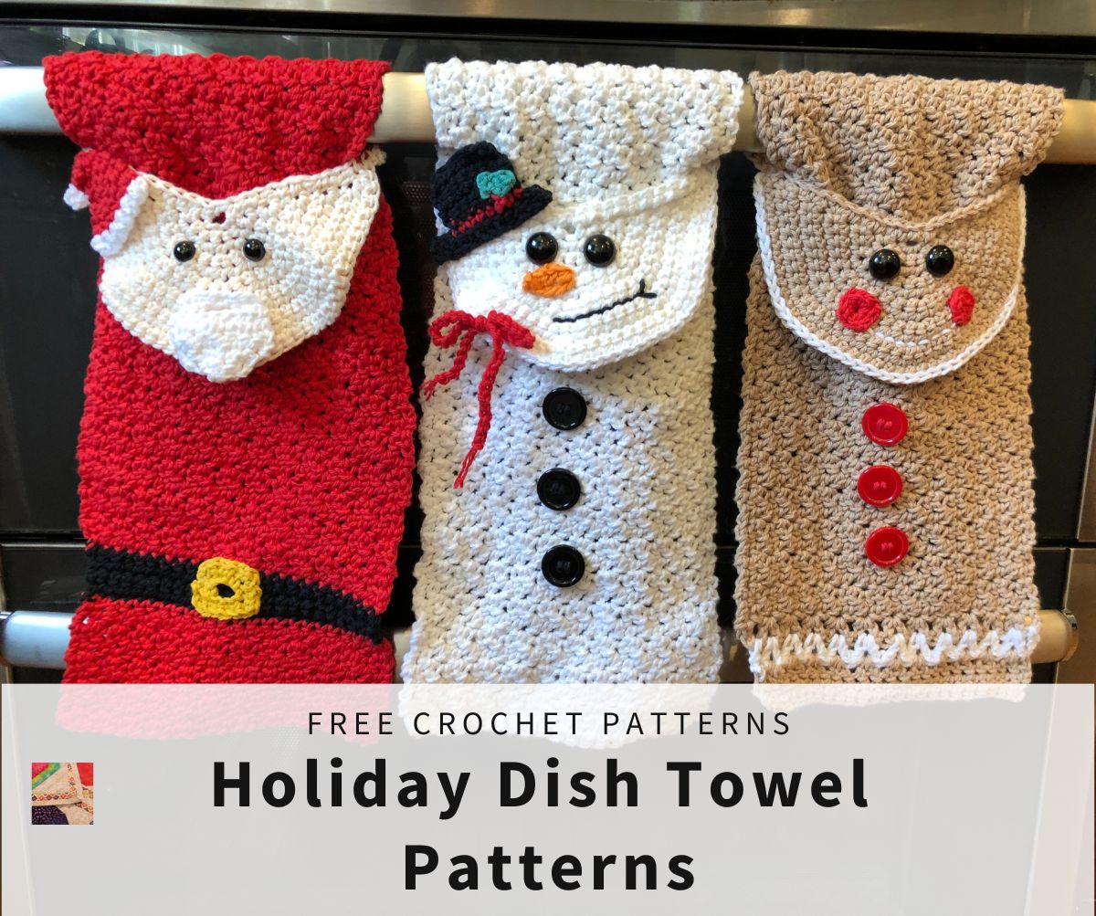 Sewing Tutorial: Kitchen Towels With Button Loop Hook