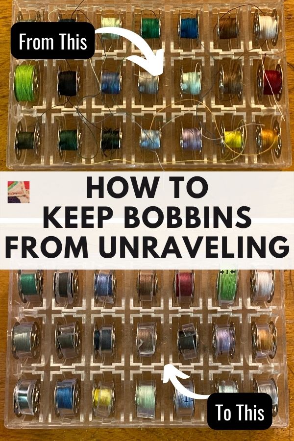 How to Keep Bobbins from Unraveling - pin