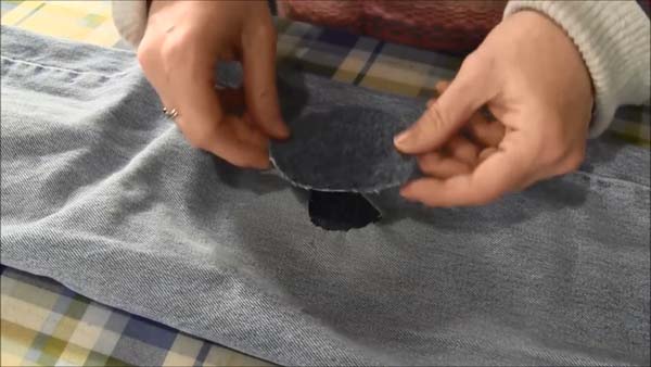 How to Patch Holes In Jeans 12 place patch