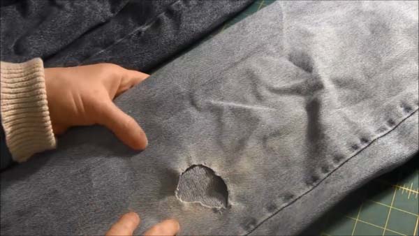 How to Mend: How to Patch a Hole in Jeans or Pants