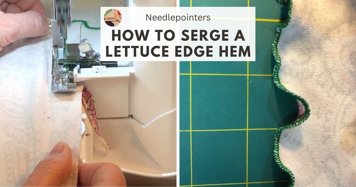 How to Sew a Lettuce Hem with a Serger (Lettuce Edging)