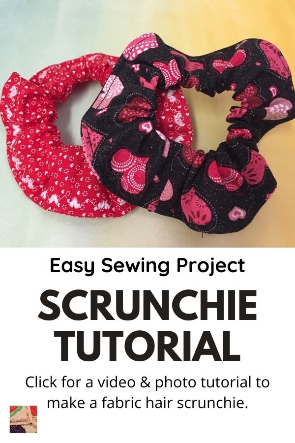 How to Sew a Scrunchie Tutorial - Pin2
