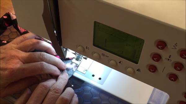 Hair Scrunchie Tutorial - Sew ends together