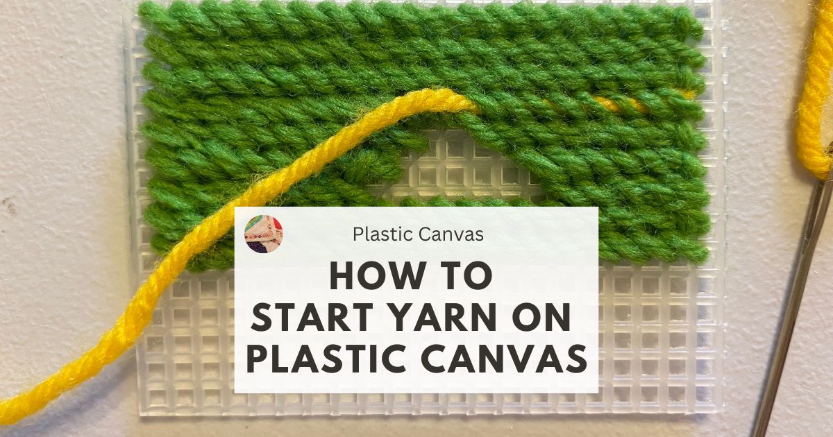 How To Make A Needlepoint Pendant (Yes! With Plastic Canvas