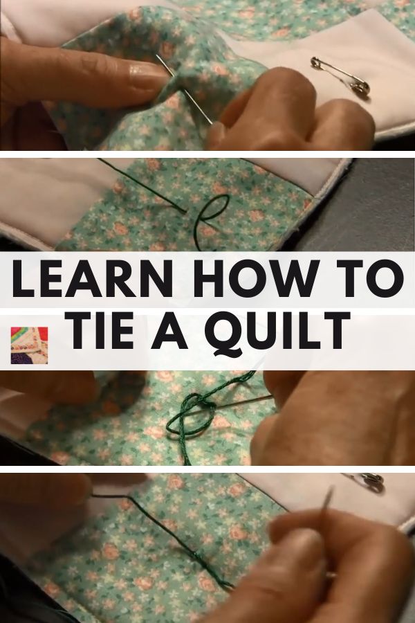 How to Tie a Quilt - pin