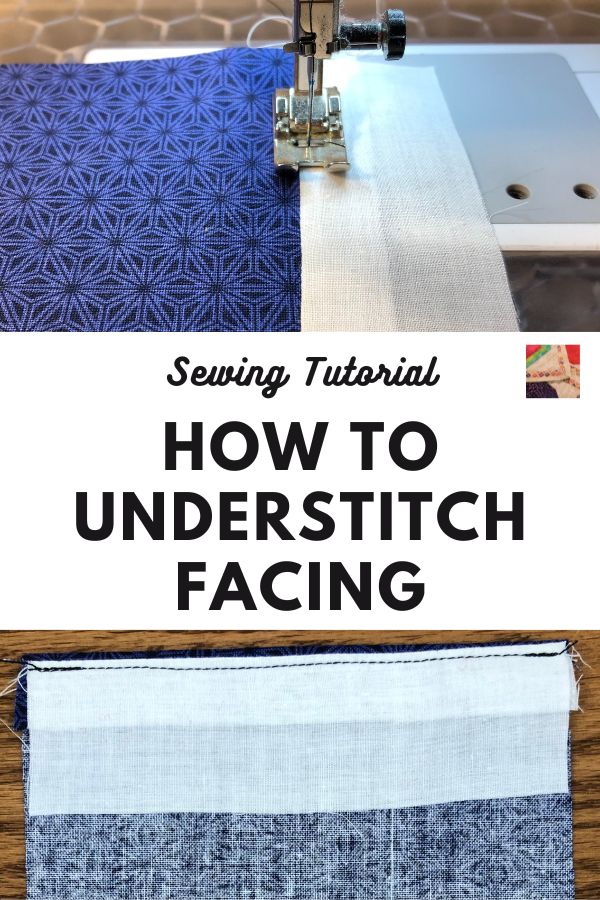 How to Understitch Facing - pin