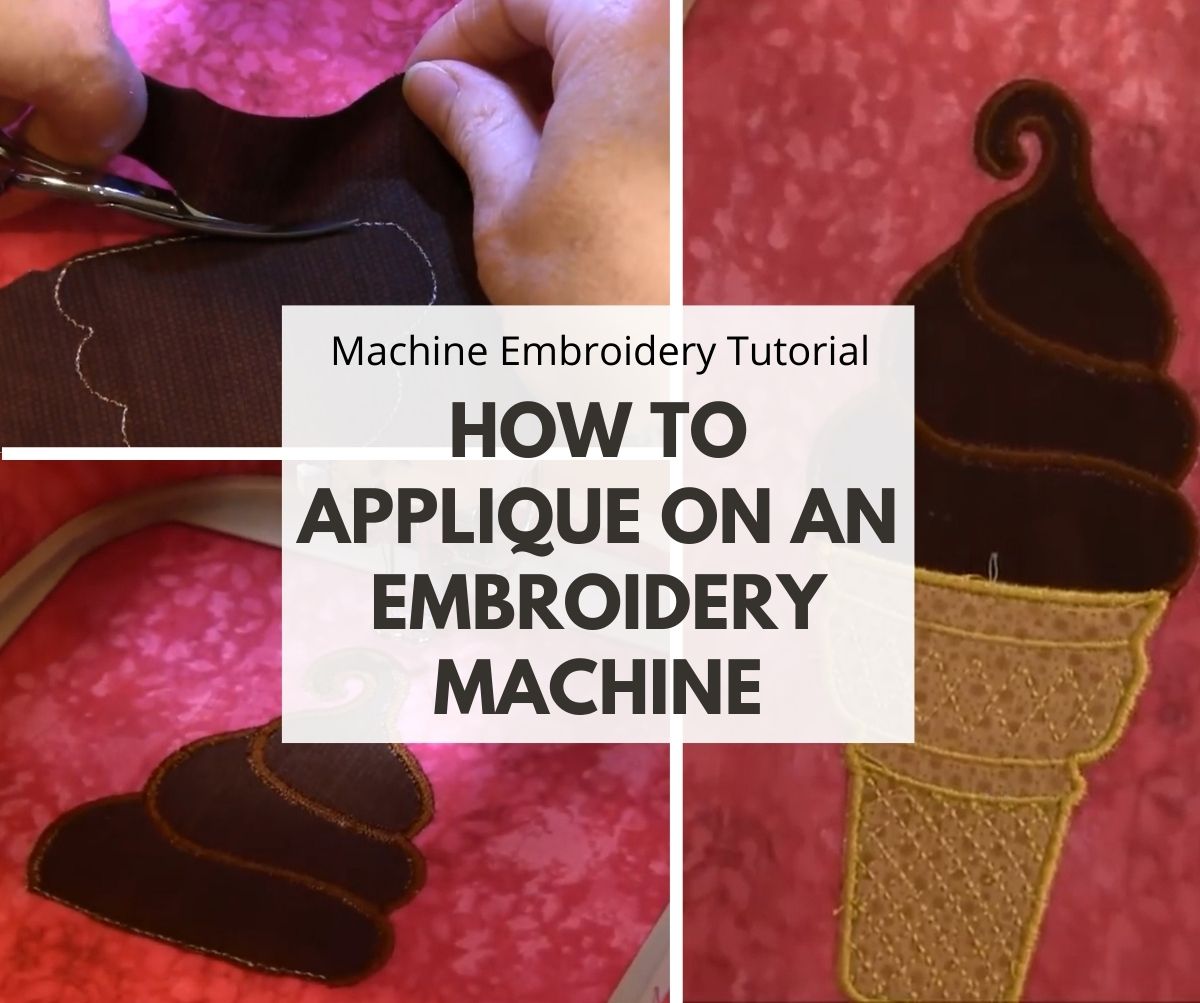 How to Applique on an Embroidery Machine
