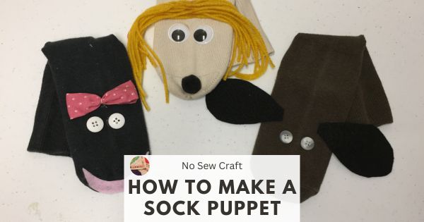 Creativity for Kids Kit - Make Your Own Sock Puppets Kit