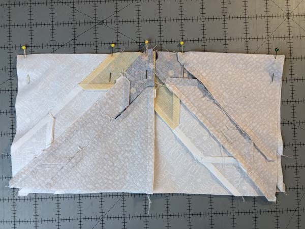 Hunters Star Table Runner 17 Pinned Seam