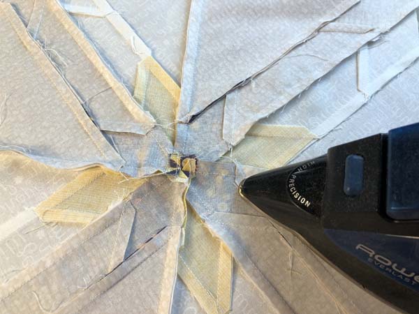 Hunters Star Table Runner 22 Iron Swirled Center