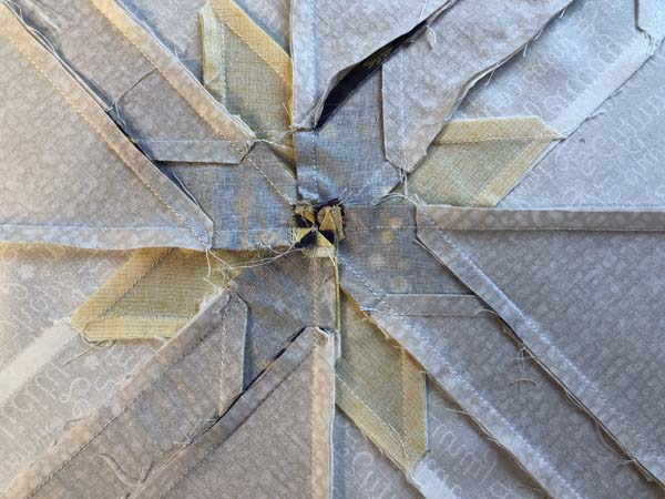 Hunters Star Table Runner 23 Block Ironed