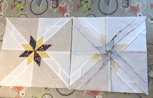 Hunters Star Table Runner 26 Sew Blocks Together