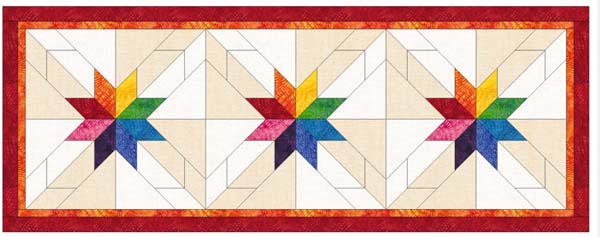 Hunters Star Table Runner Multicolor Star Option