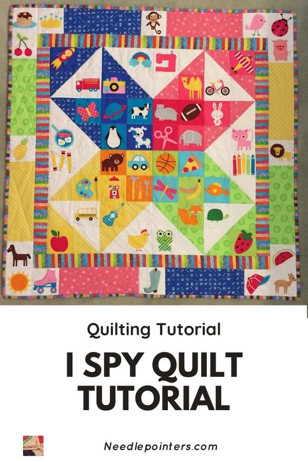 I Spy Quilt Tutorial - pin