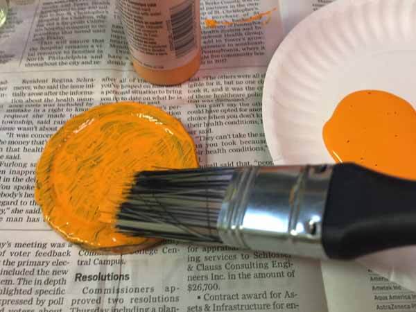 Jack-o-Lantern Slime Pumpkin Jar - Paint Lid