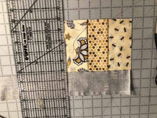 Jelly Roll Mug Rug Cut Off Strip