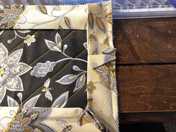 Jelly Roll Mug Rug Join Clipped