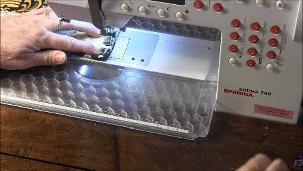 Jelly Roll Mug Rug - Sew down binding