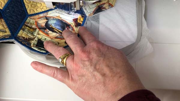 Join Embroidery Sections 29 finish stitching join step