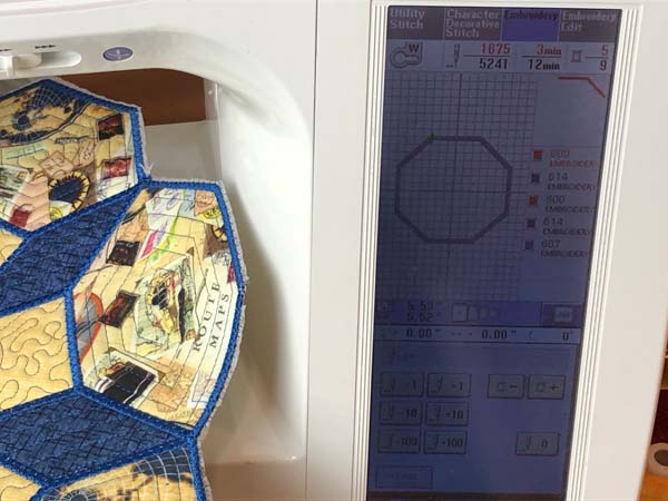 Join Embroidery Sections Center Section Stitch