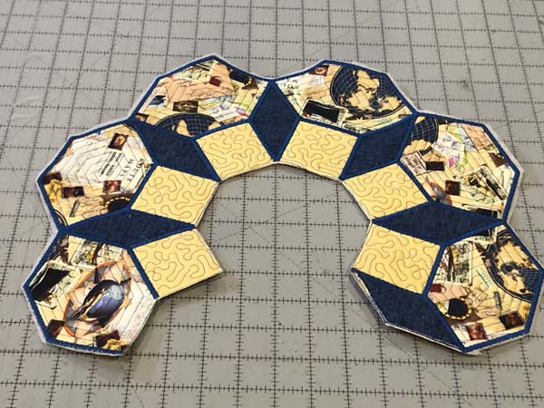 Join Embroidery Sections Three Sections Finished