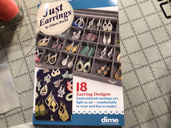 Just Earrings Machine Embroidery Pattern