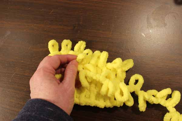 Kids Crayola Loop Yarn Scarf 5 Garter Stitch