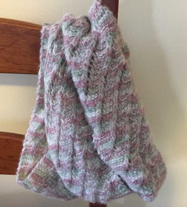 Another Knit Scarf by Annette from Needlepointers