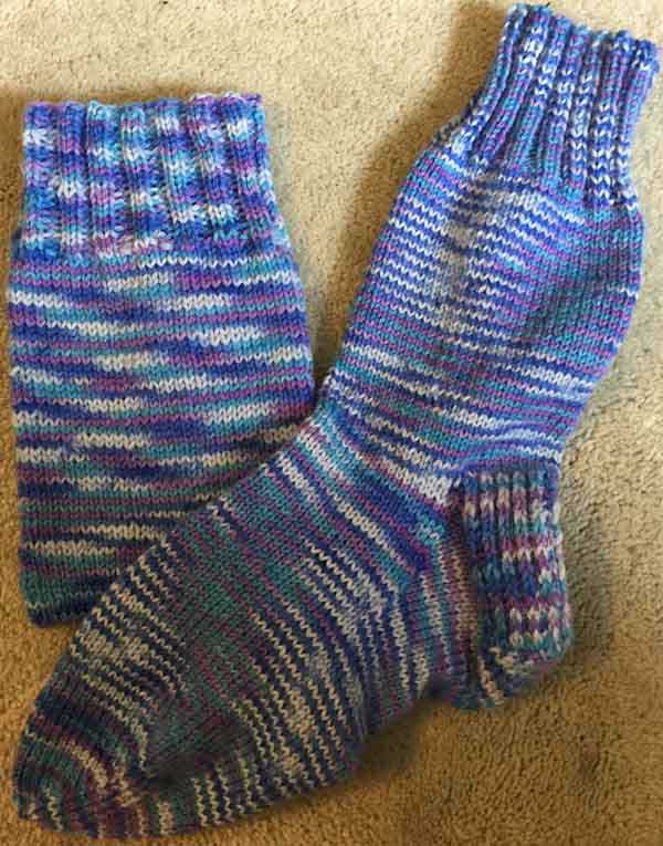 Knitted Socks by Annette