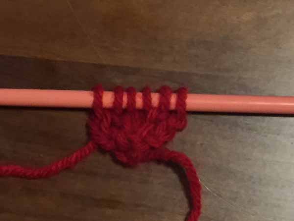 Knitted Heart Pattern - Six Stitches