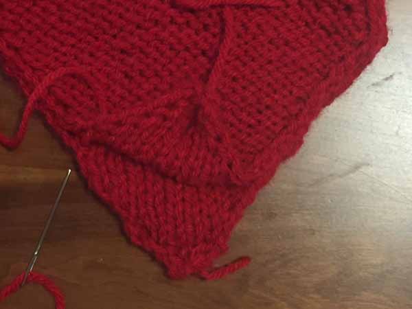 Knitted Heart Pattern - Opening
