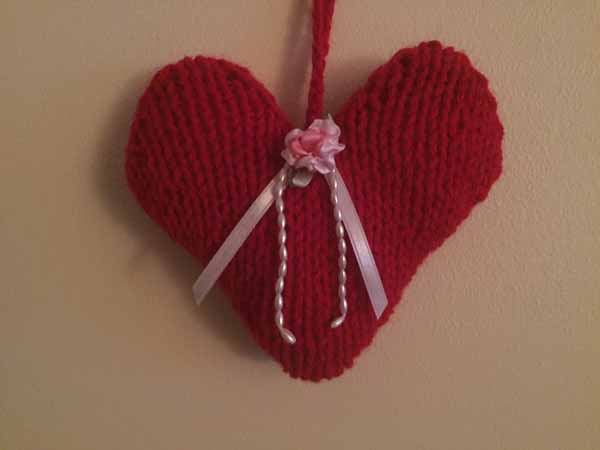 Heart Ornament Knitting Pattern (PDF)