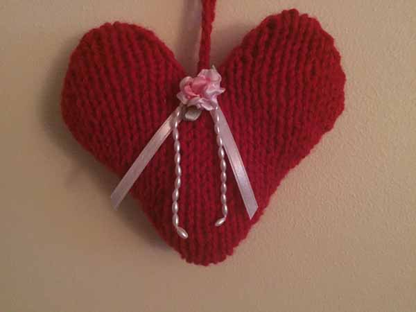 Knitted Heart Pattern