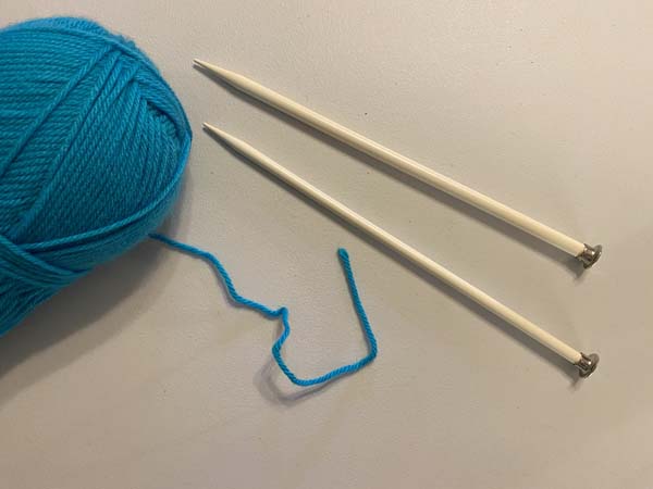 Knitting Cable Cast On 1 Yarn and Needles