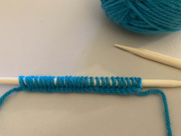 Cable Cast On in Knitting Finished