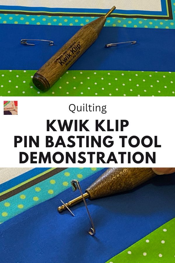 Kwik Klip Pin Basting Tool - pin