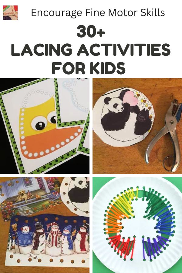 Fun Lacing Crafts and Threading Activities for Kids