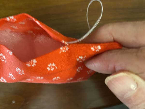 Ladder Stitch Knot Hidden