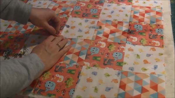 Layer Pin Baste Tutorial Place Pins Across