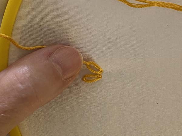 Lazy Daisy Embroidery 13 Loop complete