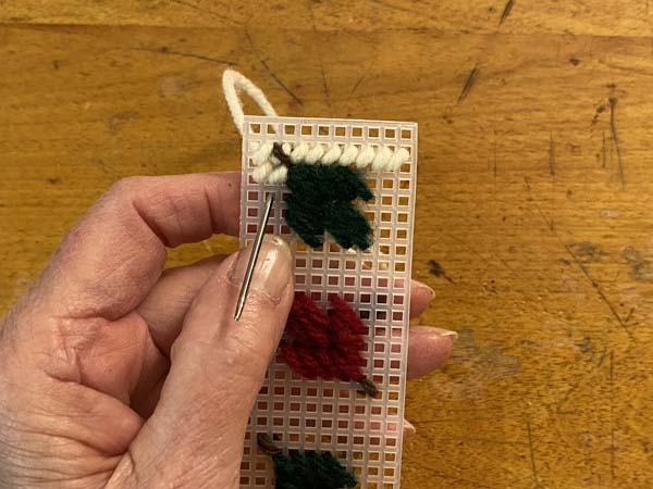 Leaf Napkin Ring Fill Background