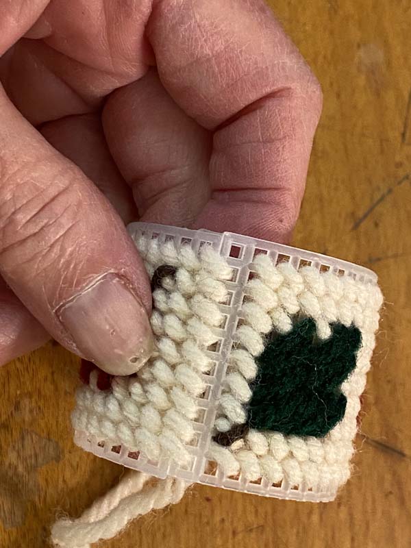 Leaf Napkin Ring Finish last row