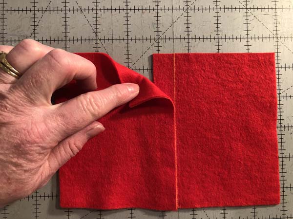 Leather Lapped Seam 4 Overlap Seams