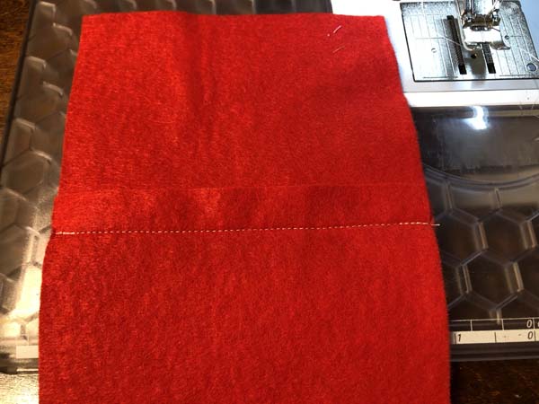 Leather Lapped Seam 8 Wrong Side Stitched Seam