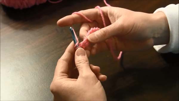 Left Handed Crochet Shell Stitches 1 Double Crochet Yarn Over